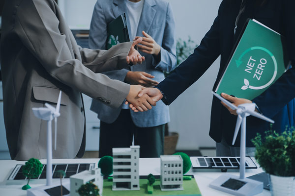 carbon-offset-price-report-co2-emission-future-growth-net-zero-waste-esg-ethical-sme-office-protect-climate-change-global-warming-social-issues-project-group-asia-people-eco-friendly-sdgs-plan